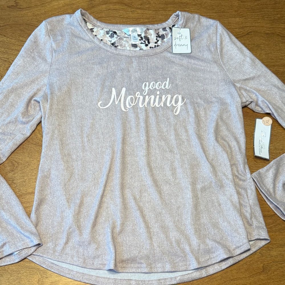 Marilyn Monroe Lavender Long Sleeve Pajama Top